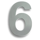 Numerals (0-9) 7" Number 6/9 Numerals & Letter Eurospec Satin Stainless Steel