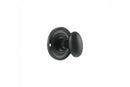 Old English Solid Brass Oval WC Turn and Release Bathroom Lock Atlantic Each Matt Black