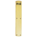 Engraved Push Plate