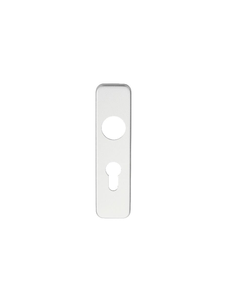 Safety Lever Euro Lock Covers (Latch & Hinges Included) Lever On Backplate Eurospec Satin Anodised Aluminium