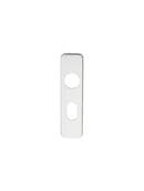 Safety Lever Oval Lock Covers (Latch & Hinges Included) Lever On Backplate Eurospec Satin Anodised Aluminium