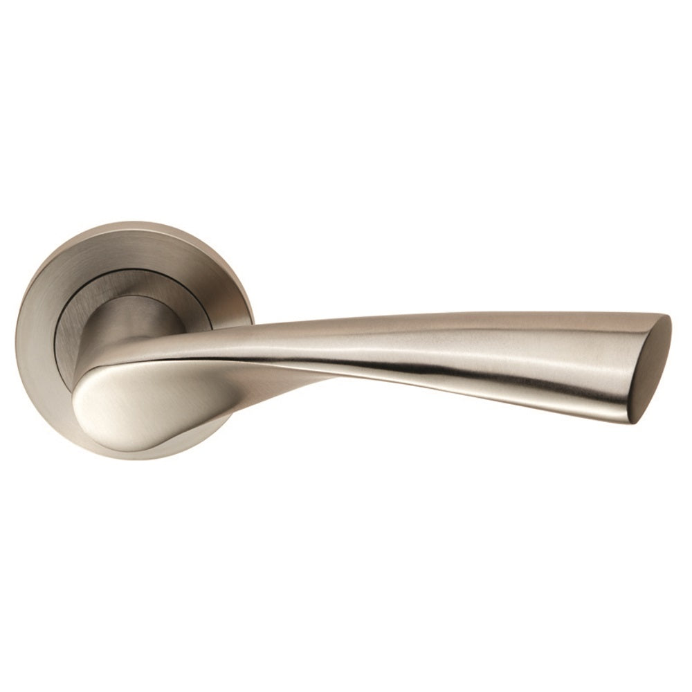 Steelworx SWL Breeze Lever on Rose (Latch & Hinges Included)