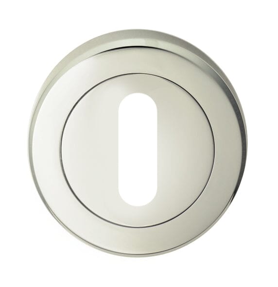 Serozzetta Standard Lock Profile Escutcheon Escutcheon Serozzetta Polished Nickel