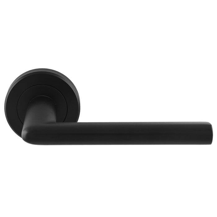 Serozzetta Dieci Lever on Rose (Latch & Hinges Included) Lever On Rose Serozzetta Matt Black