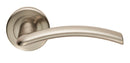 Serozzetta Trenta Lever on Rose (Latch & Hinges Included) Lever On Rose Serozzetta Satin Nickel