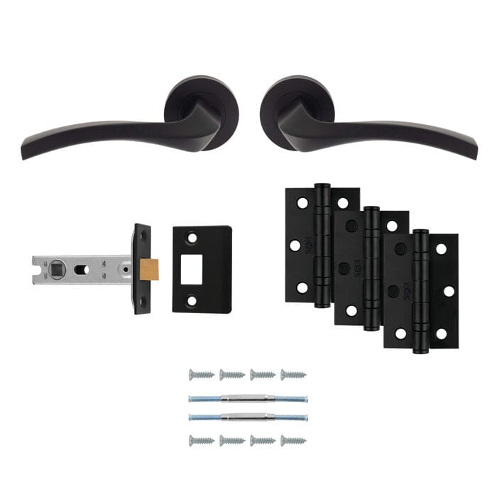 Sines Latch Pack Ultimate Door Pack Door Pack Carlisle Brass Matt Black