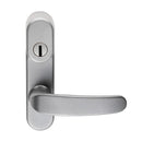Narrow Style External Locking Attachment Modular Exit Eurospec Silver