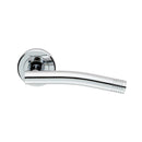 Serozzetta Carolina Lever On Rose (Latch & Hinges Included) Lever On Rose Serozzetta Polished Chrome