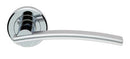 Serozzetta Cumulus Lever On Rose (Latch & Hinges Included) Lever On Rose Serozzetta Polished Chrome / Satin Chrome