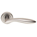 Serozzetta Shark Lever on Rose (Latch & Hinges Included) Lever On Rose Serozzetta Satin Chrome