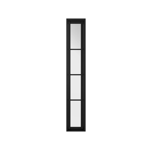 Soho W6 Demi Panel Black Primed Primed Internal Door