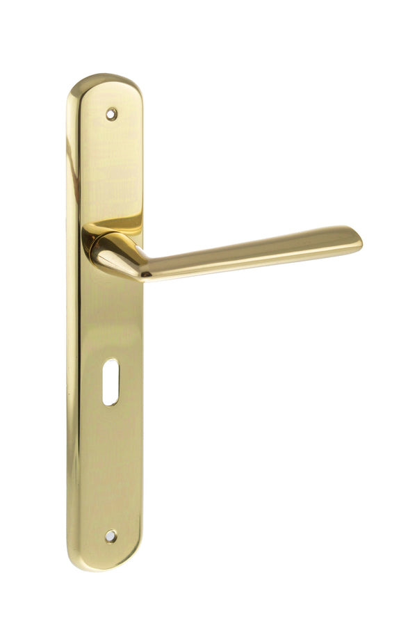 Forme Brigette Solid Brass Key Lever Backplate