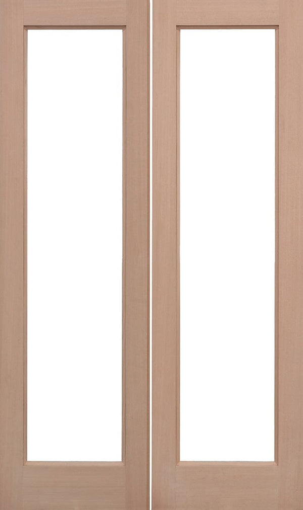 Hemlock Unglazed Pattern 20 Pairs Unfinished External French Doors