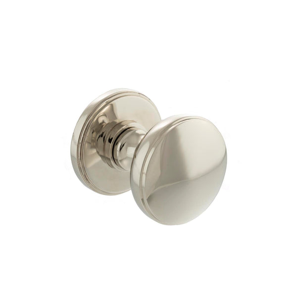 Millhouse Brass Edison Solid Brass Domed Mortice Knob Concealed Fix Rose
