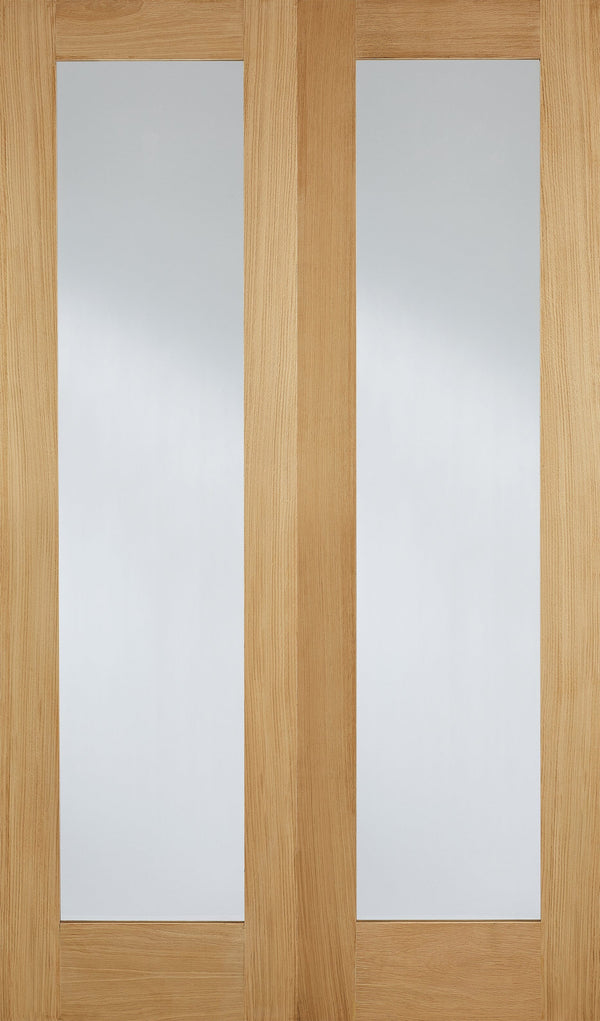 Oak Pattern 20 Glazed Pairs Unfinished Room Divider