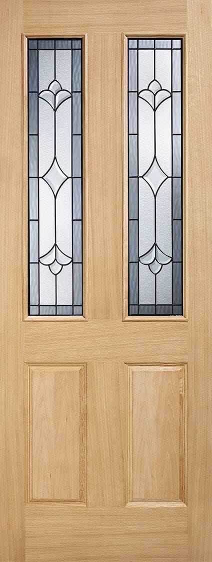 Warmer Door - Part L Salisbury Glazed 2 Light Unfinished External Door