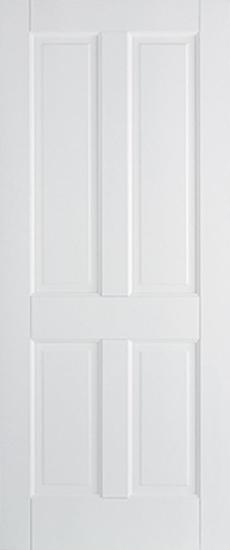 White Canterbury 4 Panel Primed Internal Fire Door FD30