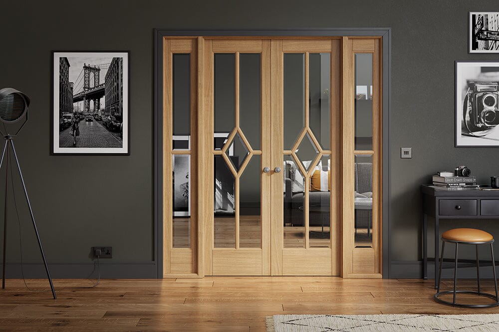 Room Divider Oak Reims W6 Pre-Finished Room Divider Room Divider LPD Doors 