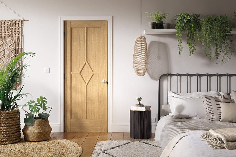 Oak Reims 5 Panel Pre-Finished Internal Door Internal Door LPD Doors 