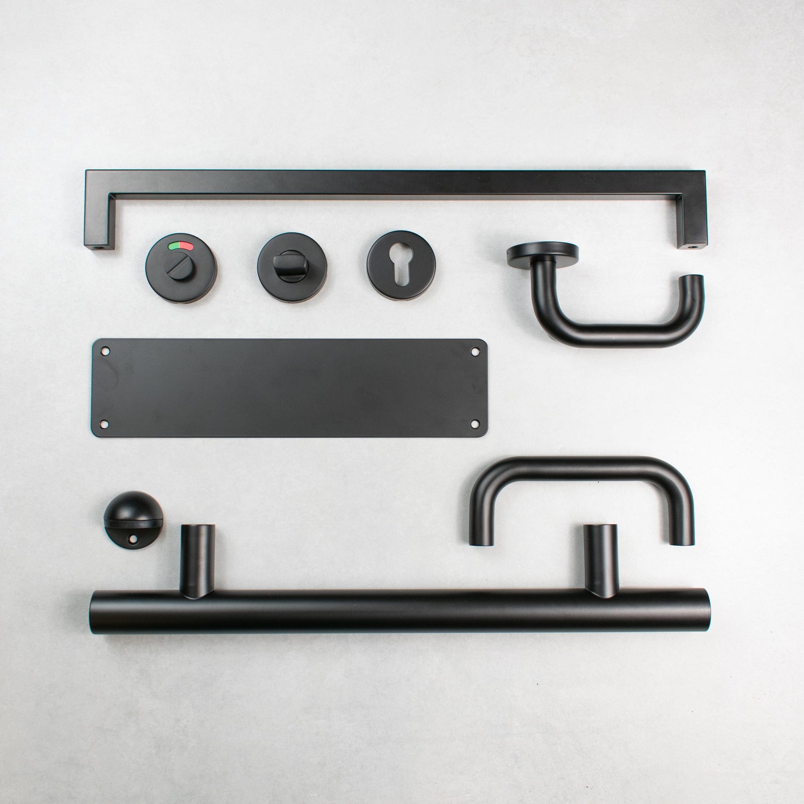 Atlantic Key Escutcheon in Matt Black Escutcheon Atlantic 