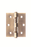 Atlantic Ball Bearing Hinges 3" x 2.5" x 2.5mm in Antique Brass Hinges Atlantic 