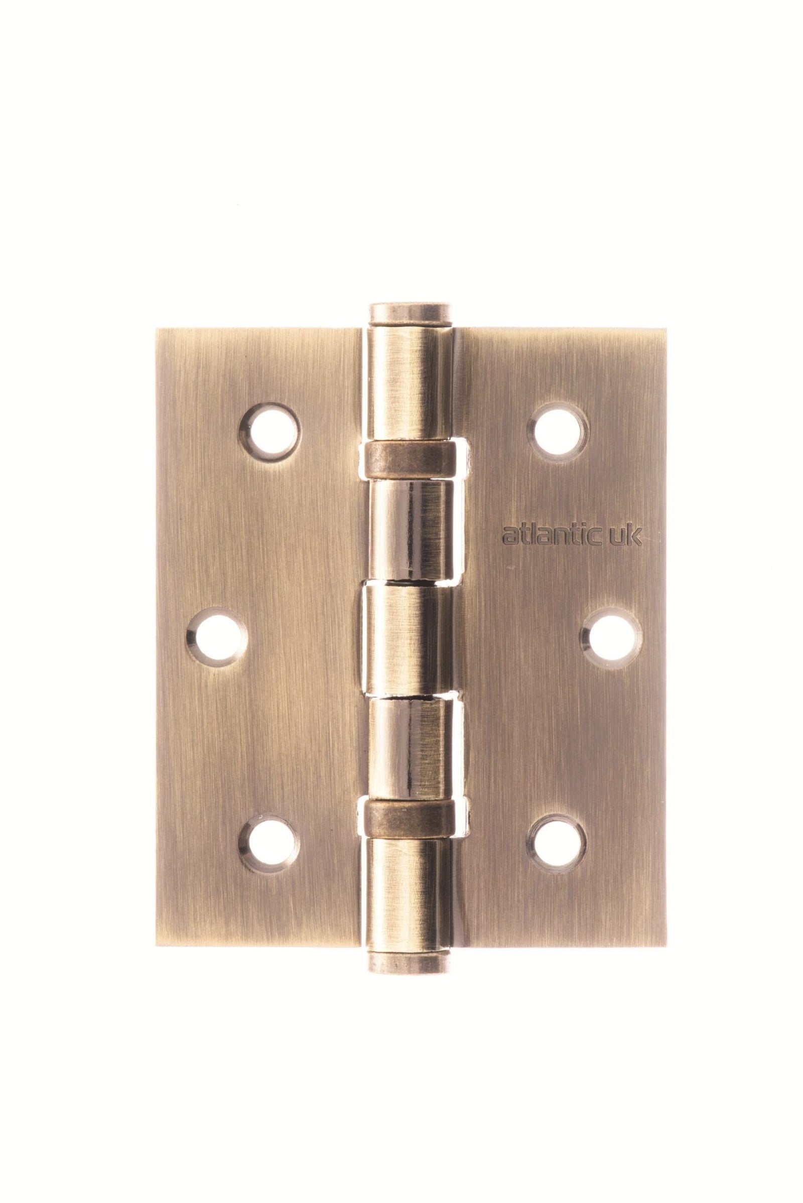 Atlantic Ball Bearing Hinges 3" x 2.5" x 2.5mm in Antique Brass Hinges Atlantic 