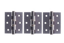 Atlantic Ball Bearing Hinges 3" x 2.5" x 2.5mm Hinges Atlantic 3" x 2.5" x 2.5mm Set of 3 Black Nickel