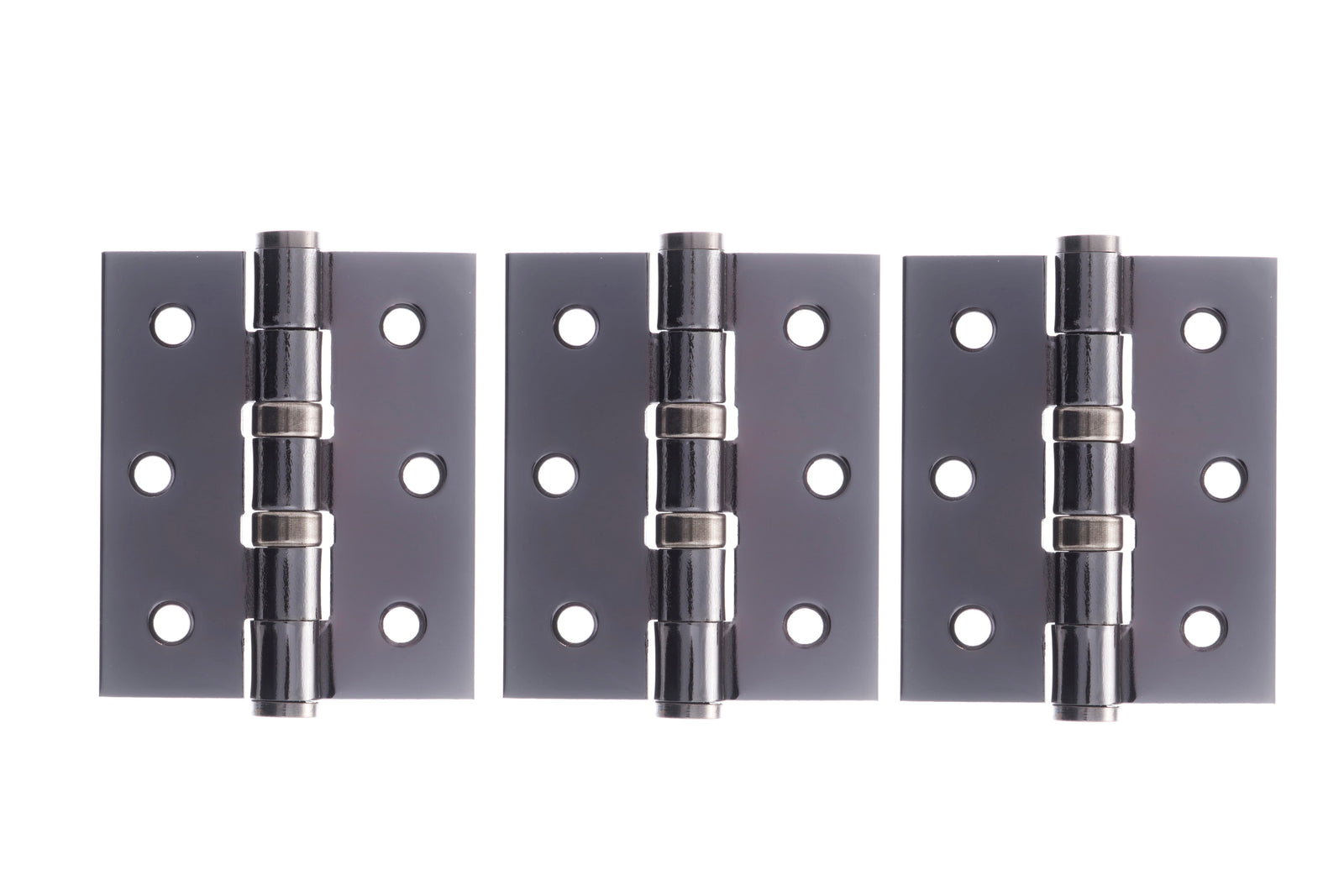 Atlantic Ball Bearing Hinges 3" x 2.5" x 2.5mm Hinges Atlantic 3" x 2.5" x 2.5mm Set of 3 Black Nickel