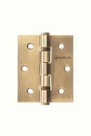 Atlantic Ball Bearing Hinges 3" x 2.5" x 2.5mm Hinges Atlantic 3" x 2.5" x 2.5mm Pair Matt Antique Brass