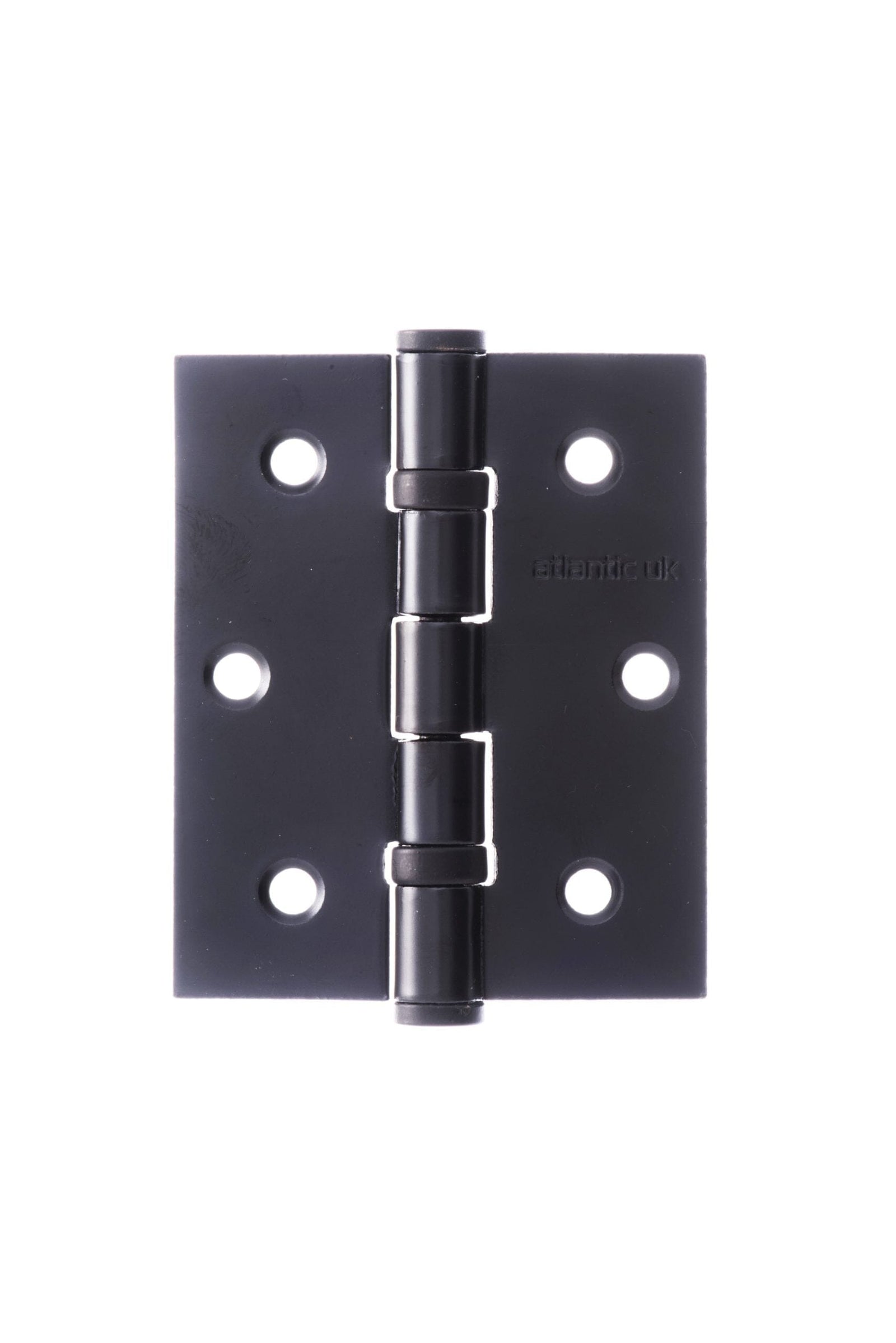 Atlantic Ball Bearing Hinges 3" x 2.5" x 2.5mm Hinges Atlantic 3" x 2.5" x 2.5mm Pair Matt Black