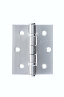 Atlantic Ball Bearing Hinges 3" x 2.5" x 2.5mm Hinges Atlantic 3" x 2.5" x 2.5mm Pair Satin Chrome