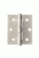 Atlantic Ball Bearing Hinges 3" x 2.5" x 2.5mm Hinges Atlantic 3" x 2.5" x 2.5mm Pair Satin Nickel