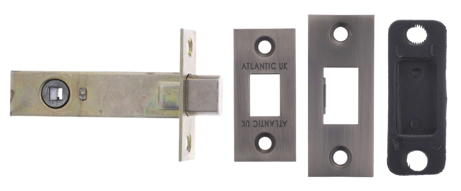 Atlantic Tubular Deadbolt 3" Deadbolt Atlantic 3" Matt Gun Metal 