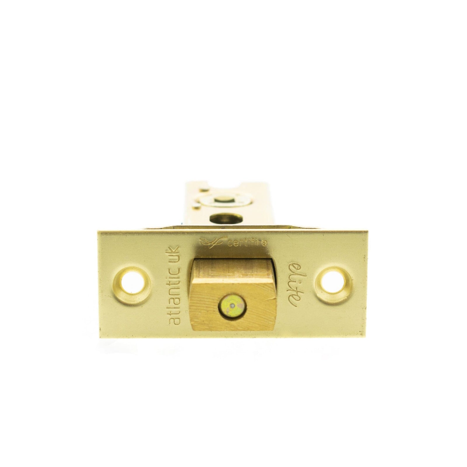 Atlantic Fire-Rated CE Marked Bolt Through Heavy Duty Tubular Deadbolt 3" Deadbolt Atlantic 3" Polished Brass 