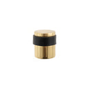 Atlantic Cylinder Premium Floor Mounted Door Stop Door Stop Atlantic Each Satin Chrome/Polished Brass 