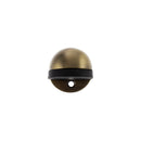 Atlantic Half-Moon Premium Floor Mounted Door Stop in Antique Brass Door Stop Atlantic 