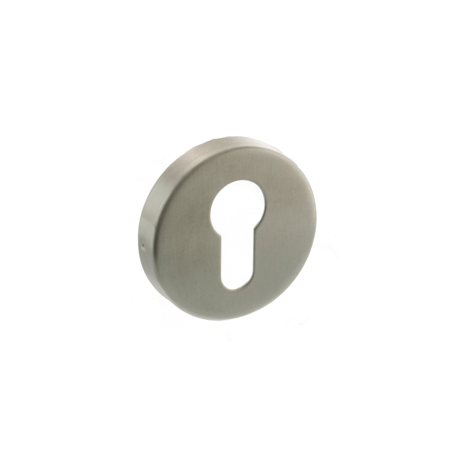 Atlantic Euro Escutcheon Escutcheon Atlantic Pair Satin Stainless Steel 