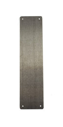 Atlantic Finger Plate Pre drilled with screws 300mm x 75mm Finger Plate Atlantic 300mm x 75mm Satin Stainless Steel 