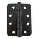 Atlantic Radius Corner Ball Bearing Hinges 4" x 3" x 3mm Hinges Atlantic 4" x 3" x 3mm Pair Matt Black