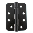Atlantic Radius Corner Ball Bearing Hinges 4" x 3" x 3mm Hinges Atlantic 4" x 3" x 3mm Pair Matt Black