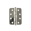Atlantic Radius Corner Ball Bearing Hinges 4" x 3" x 3mm Hinges Atlantic 4" x 3" x 3mm Pair Polished Stainless Steel