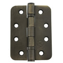 Atlantic Radius Corner Ball Bearing Hinges 4" x 3" x 3mm Hinges Atlantic 4" x 3" x 3mm Pair Urban Bronze