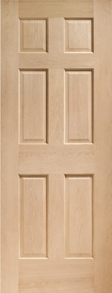 Colonial 6 Panel Internal Oak Fire Door Internal Fire Door XL Joinery 