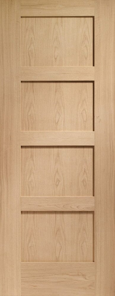 Shaker 4 Panel Internal Oak Door Internal Door XL Joinery 