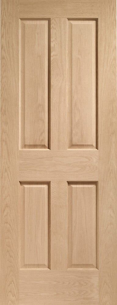 Victorian 4 Panel Internal Oak Fire Door Internal Fire Door XL Joinery 