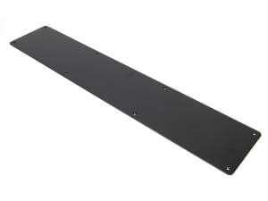 Atlantic Kick Plate Pre drilled with screws 760mm x 150mm in Matt Black Kick Plate Atlantic 