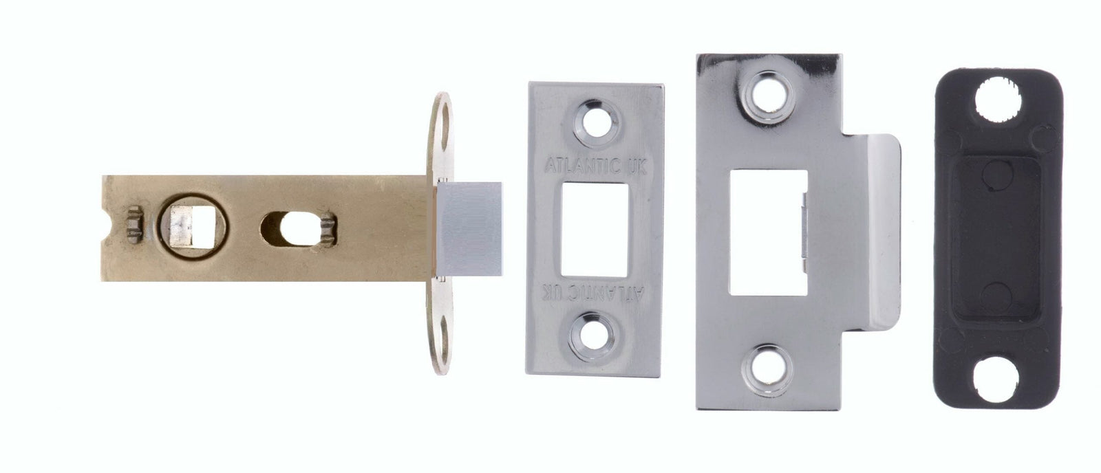 Atlantic Bolt Through Tubular Latch 2.5" Tubular Latch Atlantic 2.5" Polished Chrome 