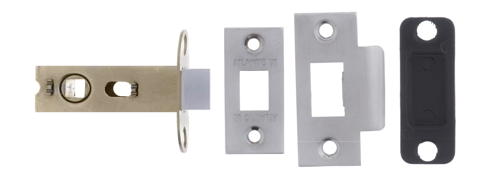 Atlantic Bolt Through Tubular Latch 2.5" Tubular Latch Atlantic 2.5" Satin Chrome 