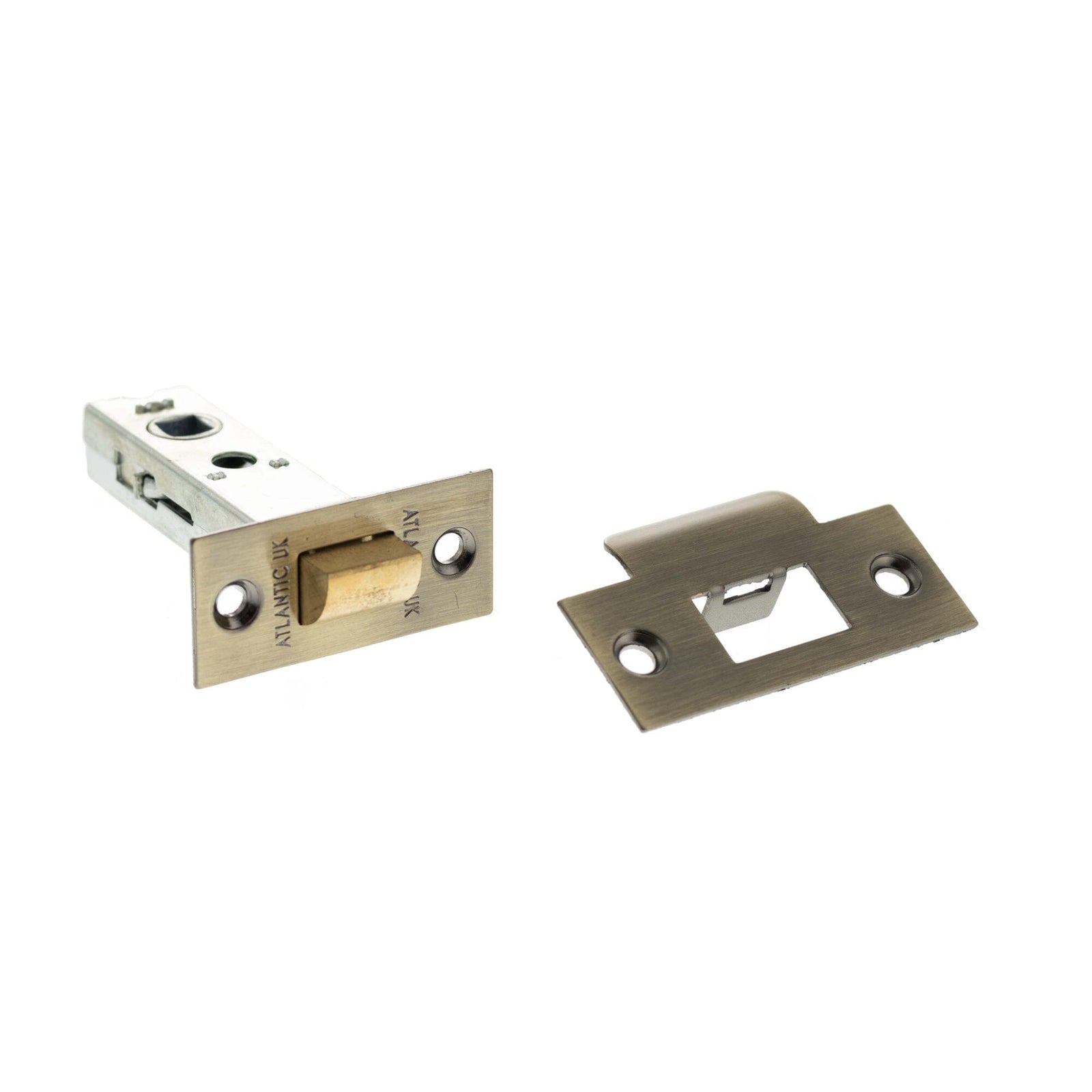 Atlantic Heavy Duty Bolt Through Tubular Latch 3" Tubular Latch Atlantic 3" Antique Brass 
