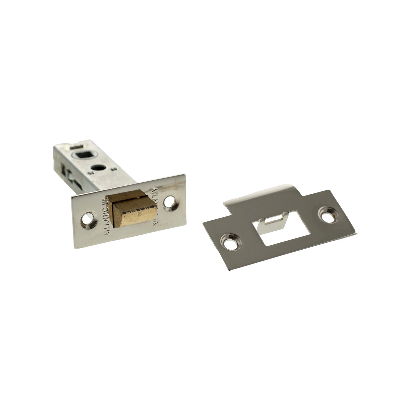 Atlantic Heavy Duty Bolt Through Tubular Latch 3" Tubular Latch Atlantic 3" Polished Nickel 